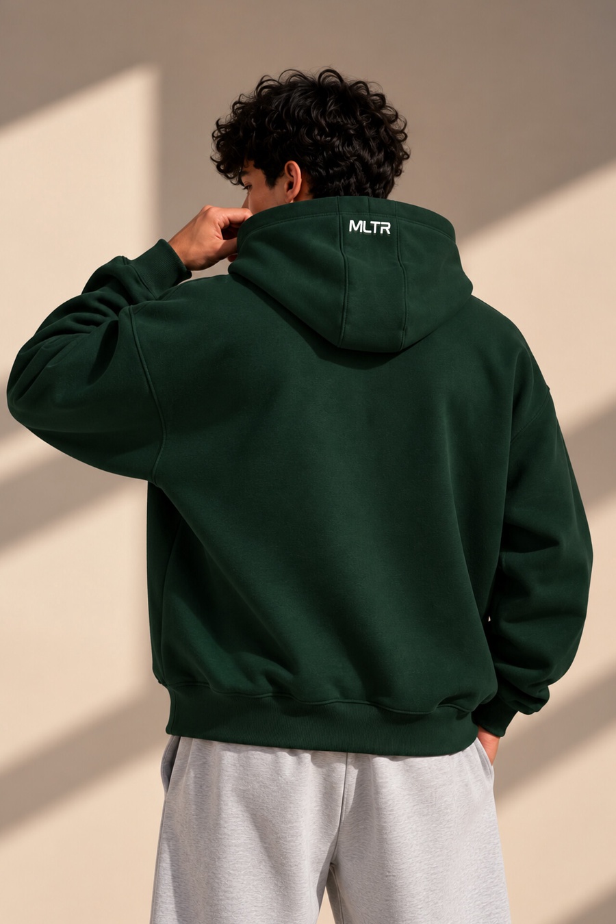 FLIGHT Oversized Hoodie – Dark Green