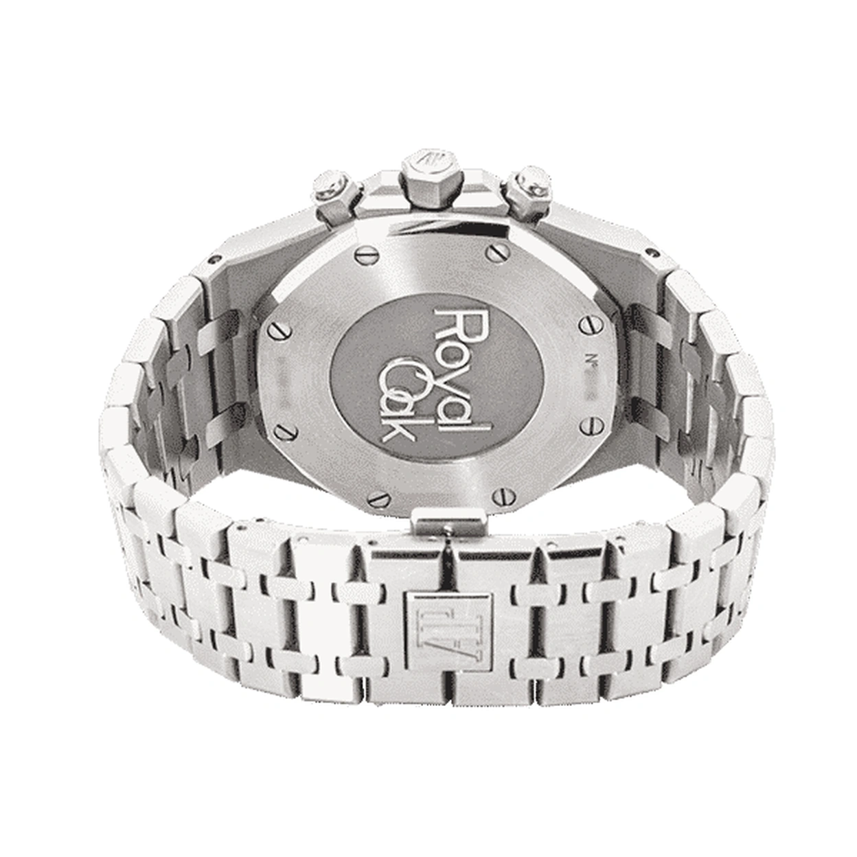 Audemars Piguet Watch For Men - Royal Oak Selfwinding Chronograph, Steel, White Dial