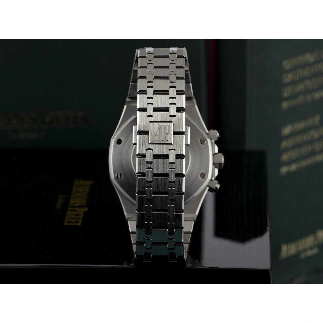 Audemars Piguet Watch For Men - Royal Oak Selfwinding Chronograph, Steel, White Dial