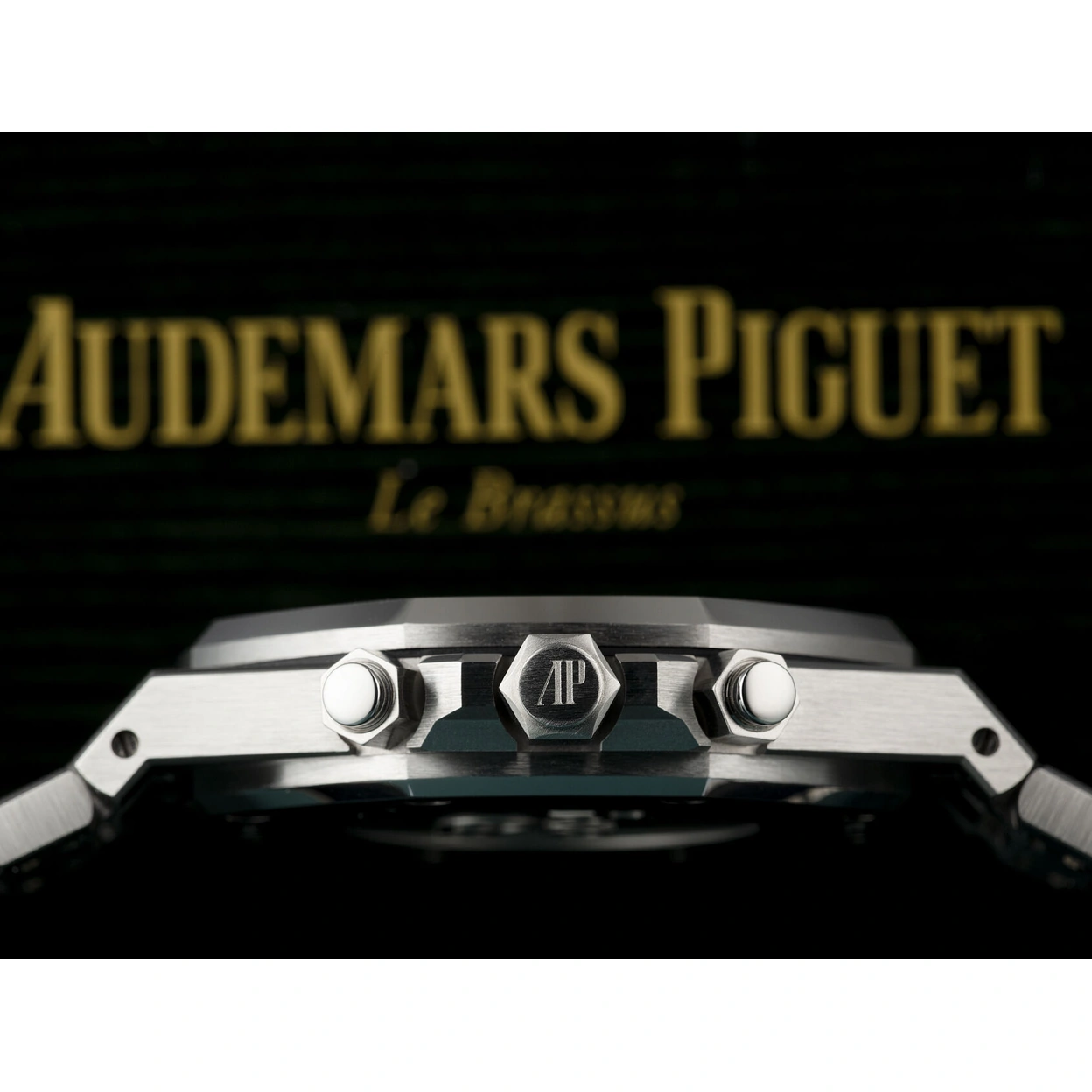 Audemars Piguet Watch For Men - Royal Oak Selfwinding Chronograph, Steel, White Dial