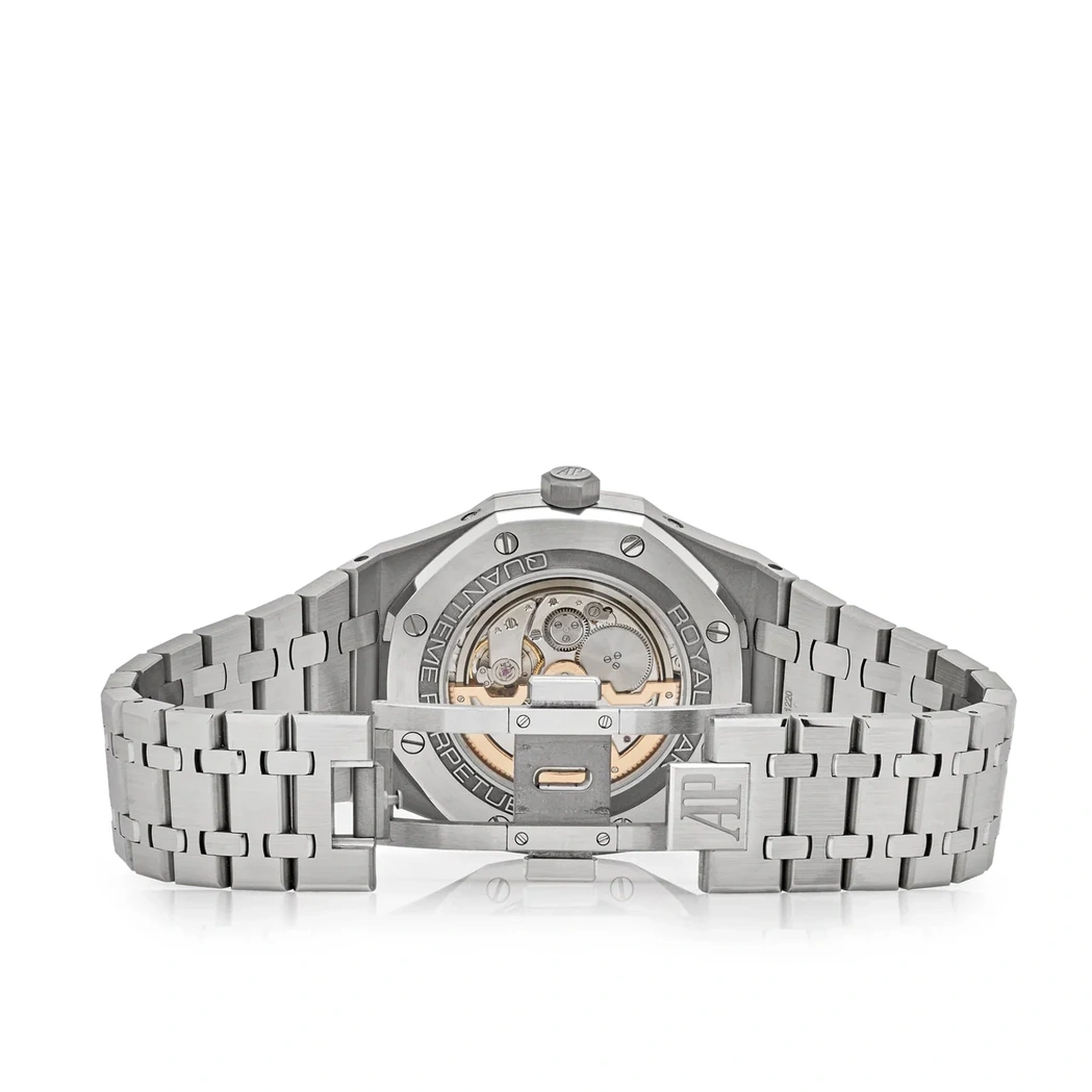 Audemars Piguet Watch For Men - Royal Oak Selfwinding Perpetual Calendar, Steel, Blue Dial