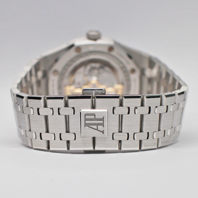 Audemars Piguet Watch For Men - Royal Oak Selfwinding Prepetual Calendar, Steel, Black Dial