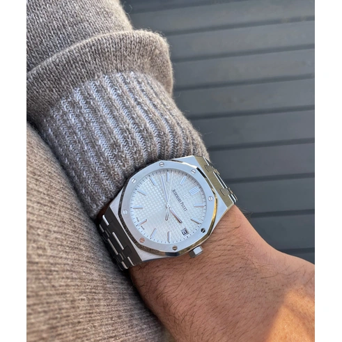 Audemars Piguet Watch For Men - Royal Oak Selfwinding, 41 mm, White Dial
