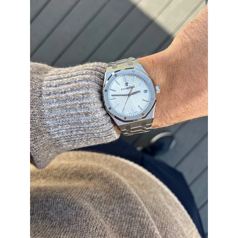 Audemars Piguet Watch For Men - Royal Oak Selfwinding, 41 mm, White Dial