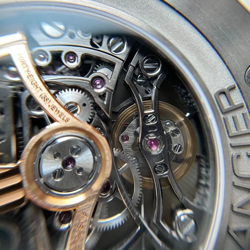 Audemars Piguet Watch For Men - Royal Oak Double Balance Wheel Openworked, Black Ceramic
