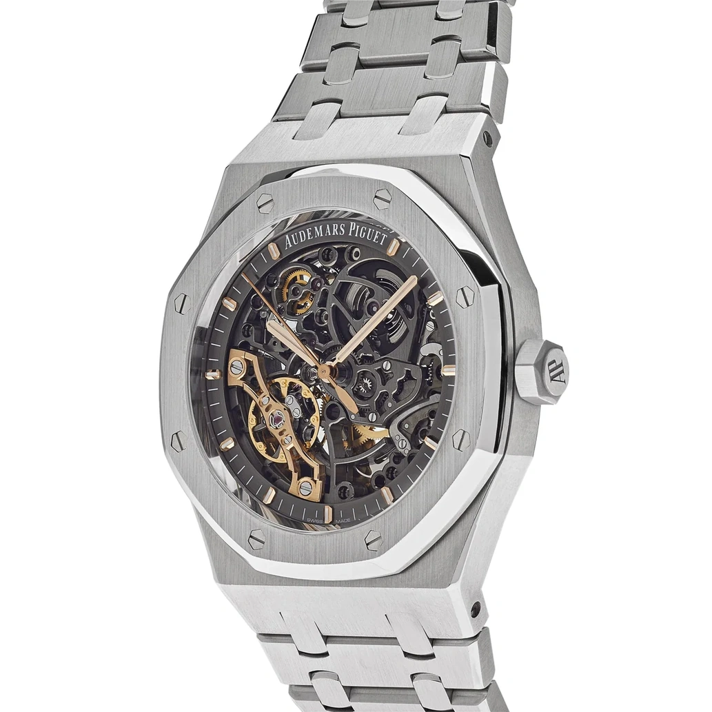 Audemars Piguet Watch For Men - Royal Oak Double Balance Wheel Openworked, Steel