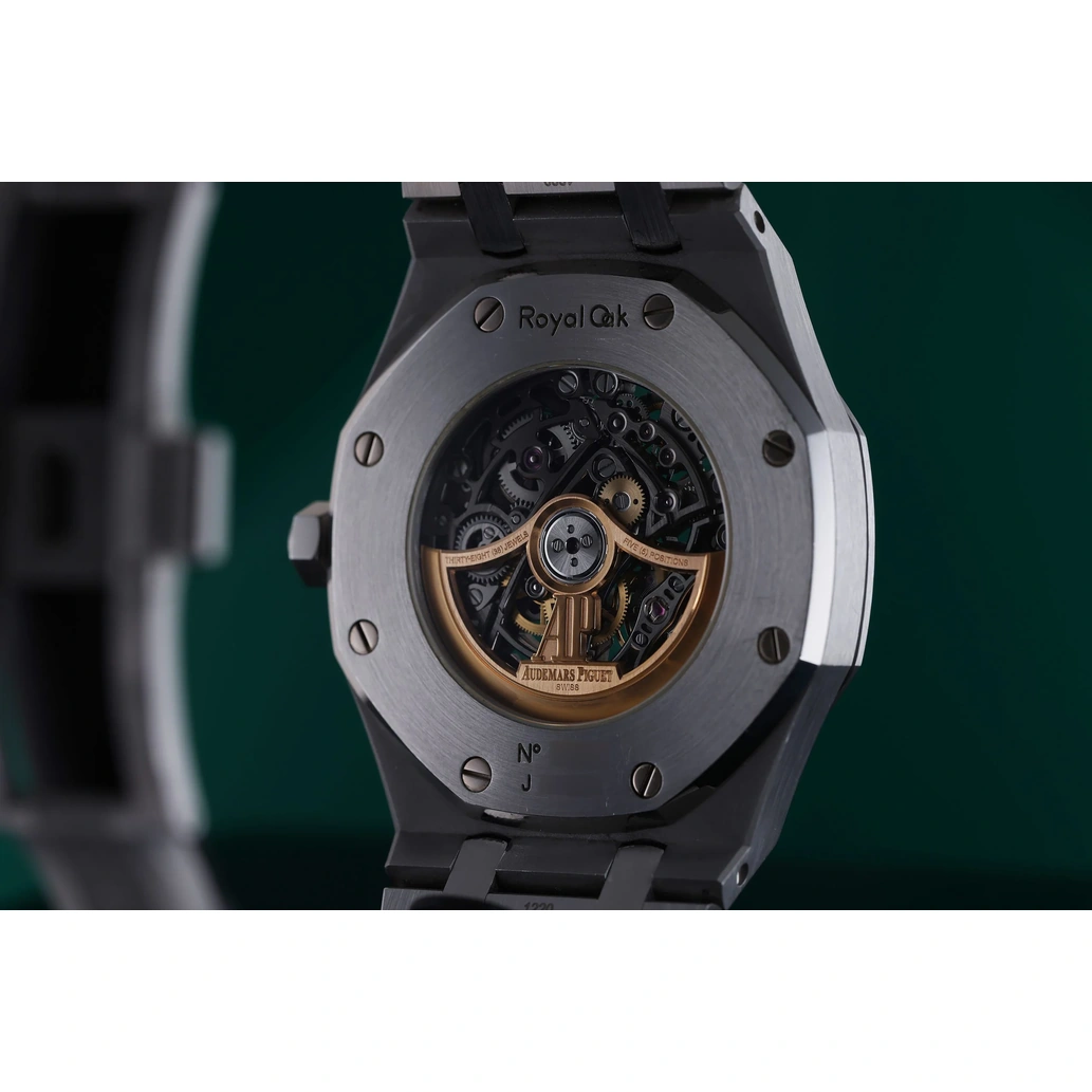Audemars Piguet Watch For Men - Royal Oak Double Balance Wheel Openworked, Steel