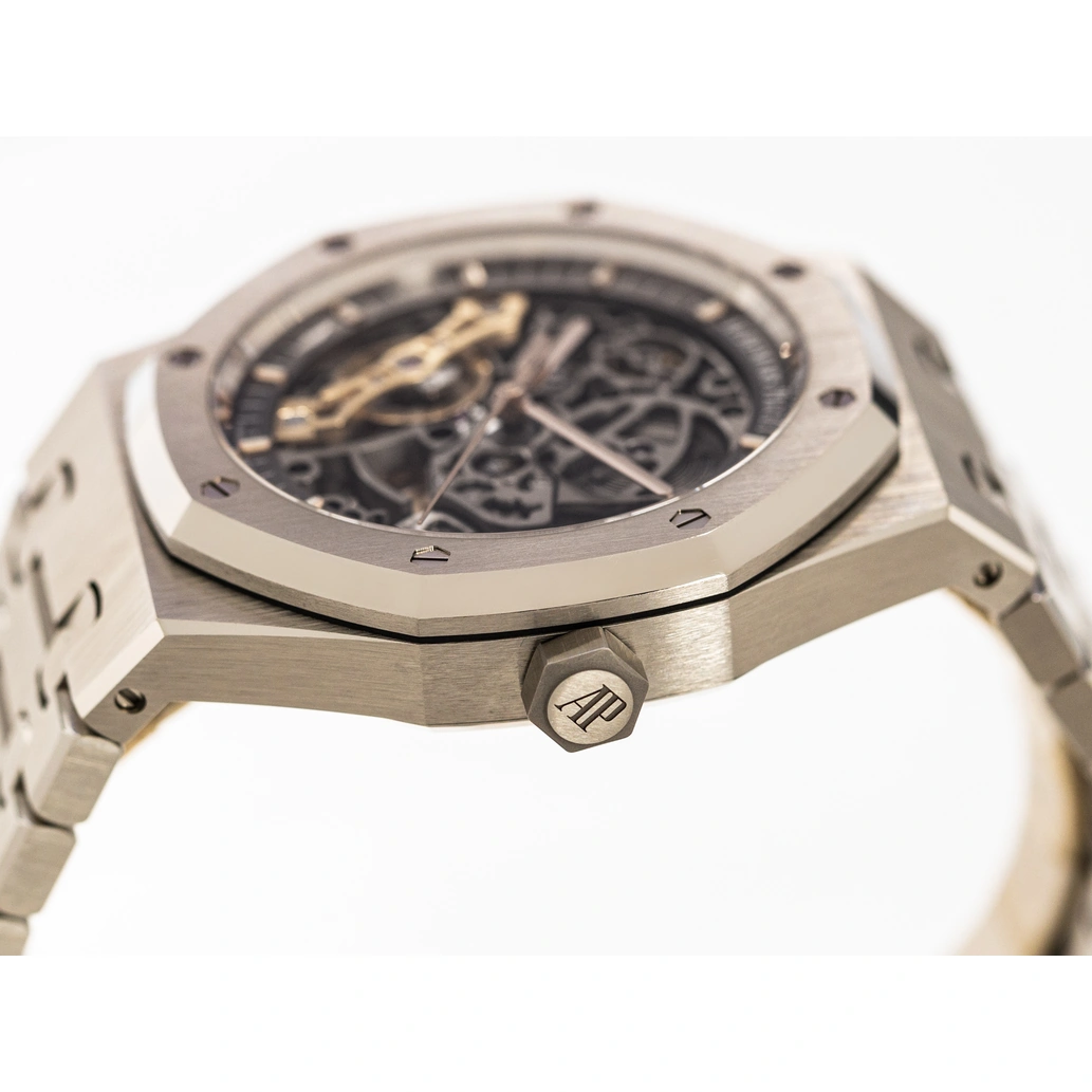Audemars Piguet Watch For Men - Royal Oak Double Balance Wheel Openworked, Steel