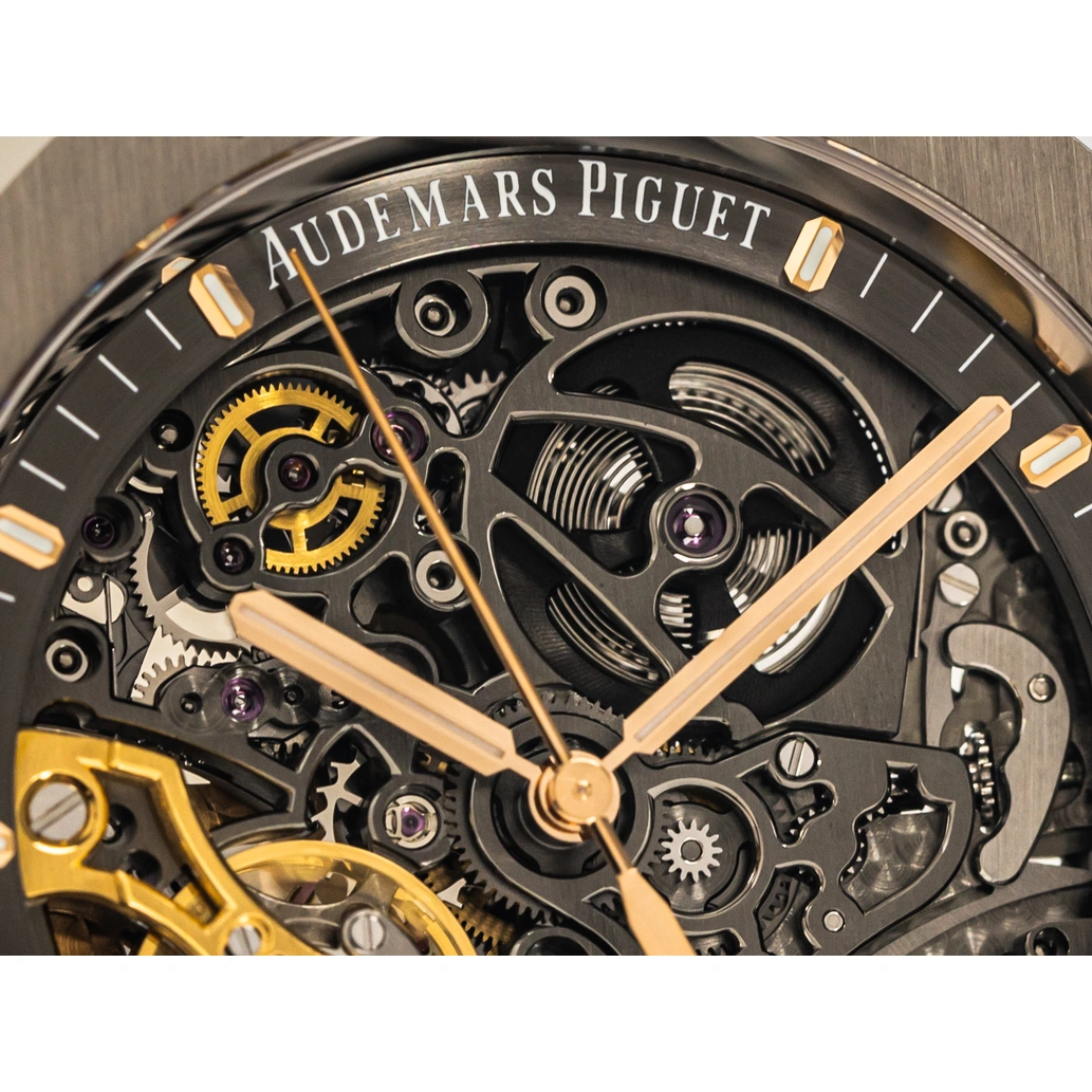 Audemars Piguet Watch For Men - Royal Oak Double Balance Wheel Openworked, Steel