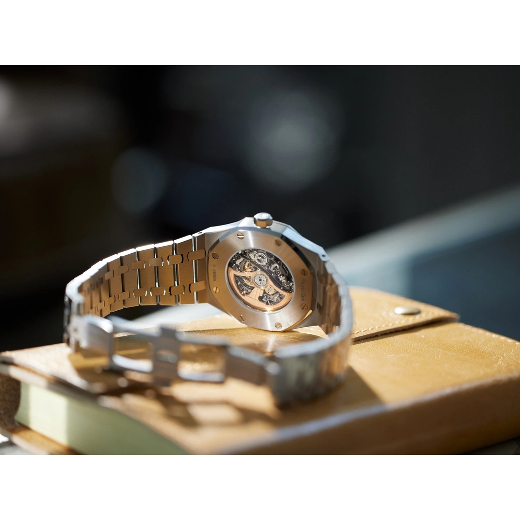 Audemars Piguet Watch For Men - Royal Oak Double Balance Wheel Openworked, Steel