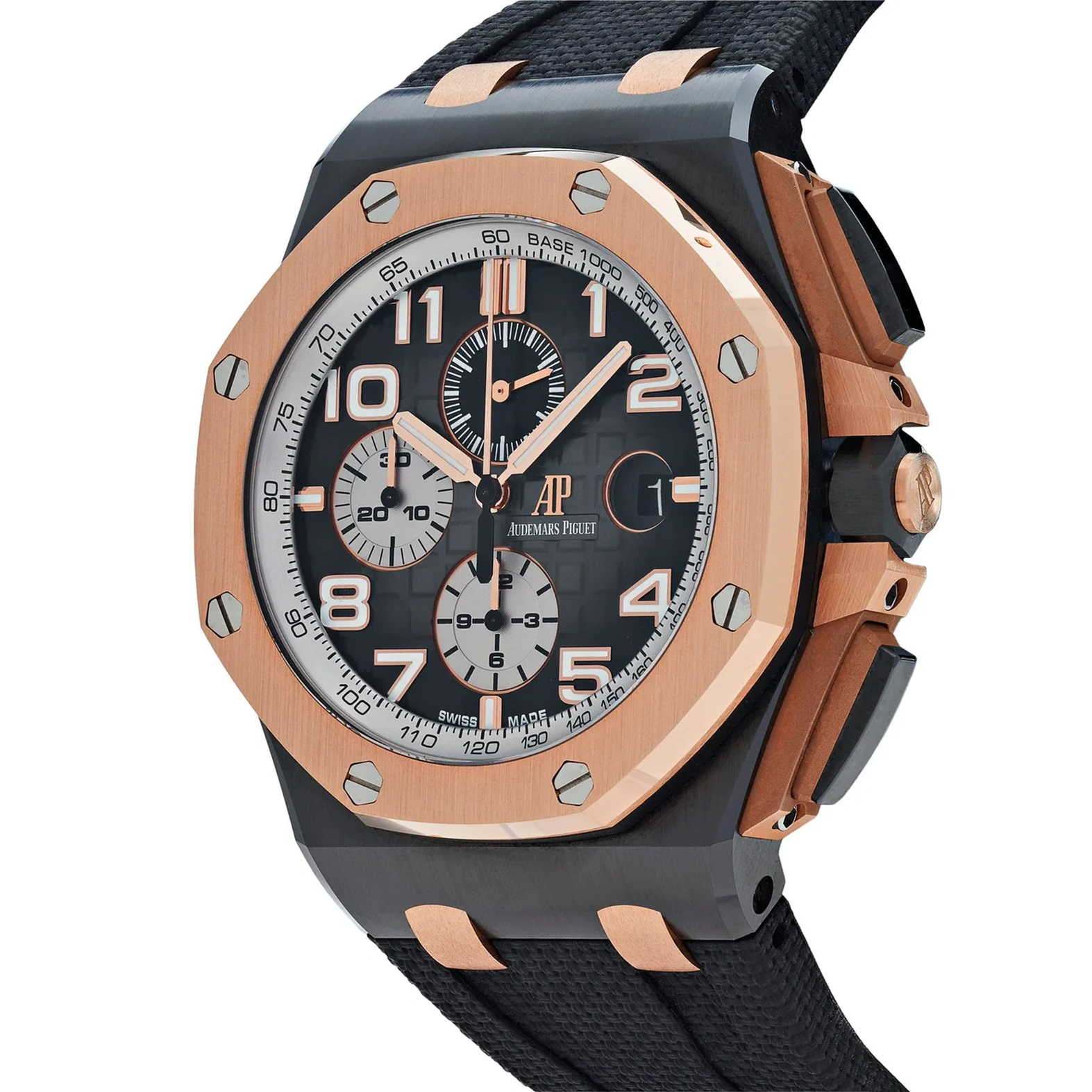 Audemars Piguet Watch For Men - Royal Oak Offshore Chronograph, Ceramic-Rose Gold