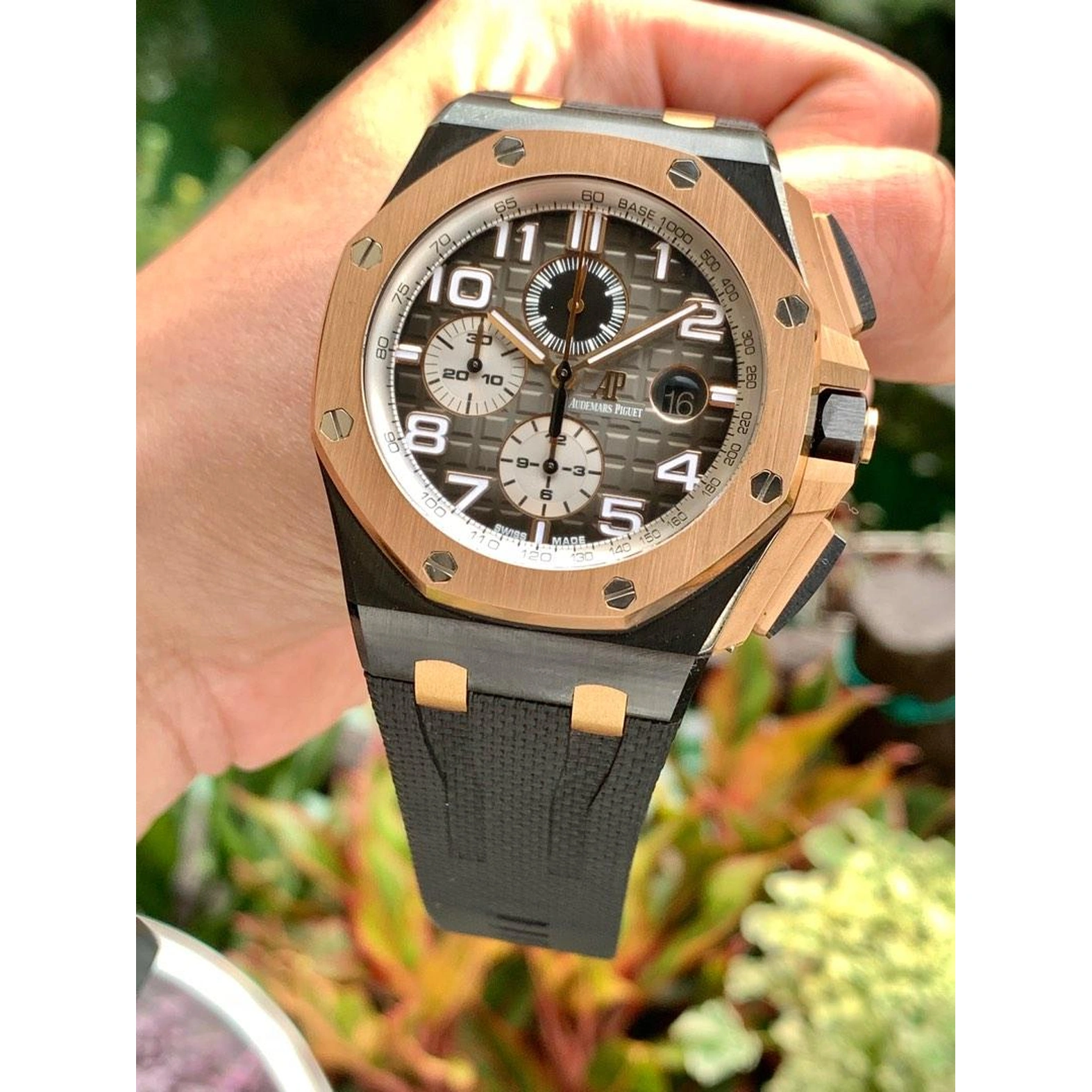 Audemars Piguet Watch For Men - Royal Oak Offshore Chronograph, Ceramic-Rose Gold