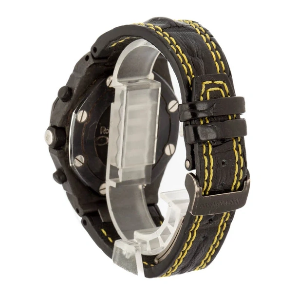 Audemars Piguet Watch For Men - Royal Oak Offshore Chronograph, Forged Carbon, Black Dial