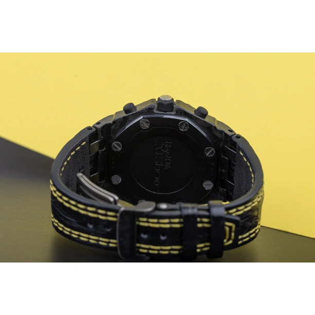 Audemars Piguet Watch For Men - Royal Oak Offshore Chronograph, Forged Carbon, Black Dial