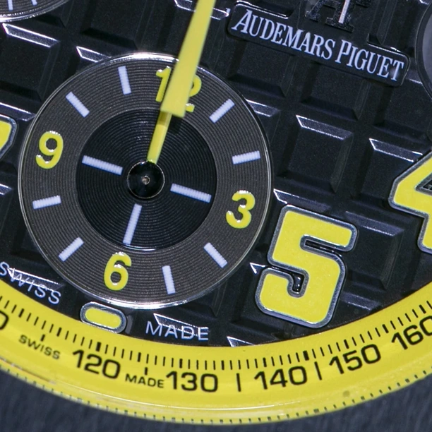 Audemars Piguet Watch For Men - Royal Oak Offshore Chronograph, Forged Carbon, Black Dial