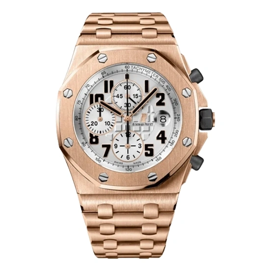 Audemars Piguet Watch For Men - Royal Oak Offshore Chronograph, Rose Gold