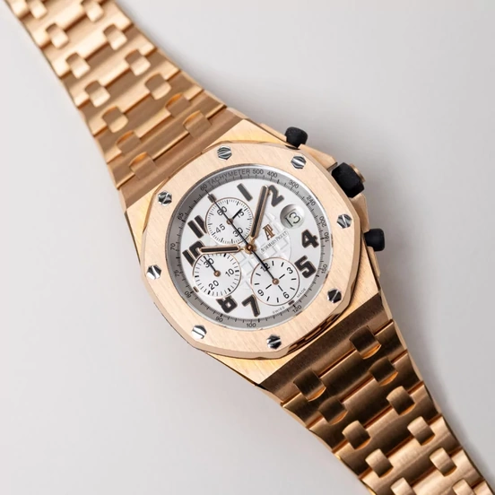 Audemars Piguet Watch For Men - Royal Oak Offshore Chronograph, Rose Gold