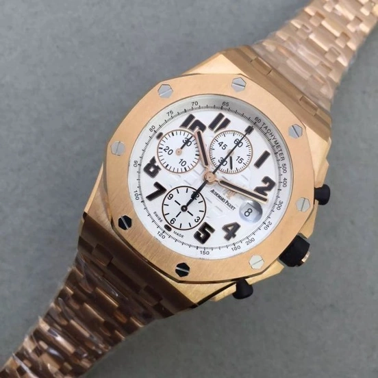 Audemars Piguet Watch For Men - Royal Oak Offshore Chronograph, Rose Gold