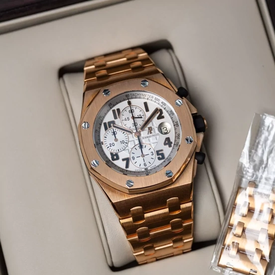 Audemars Piguet Watch For Men - Royal Oak Offshore Chronograph, Rose Gold