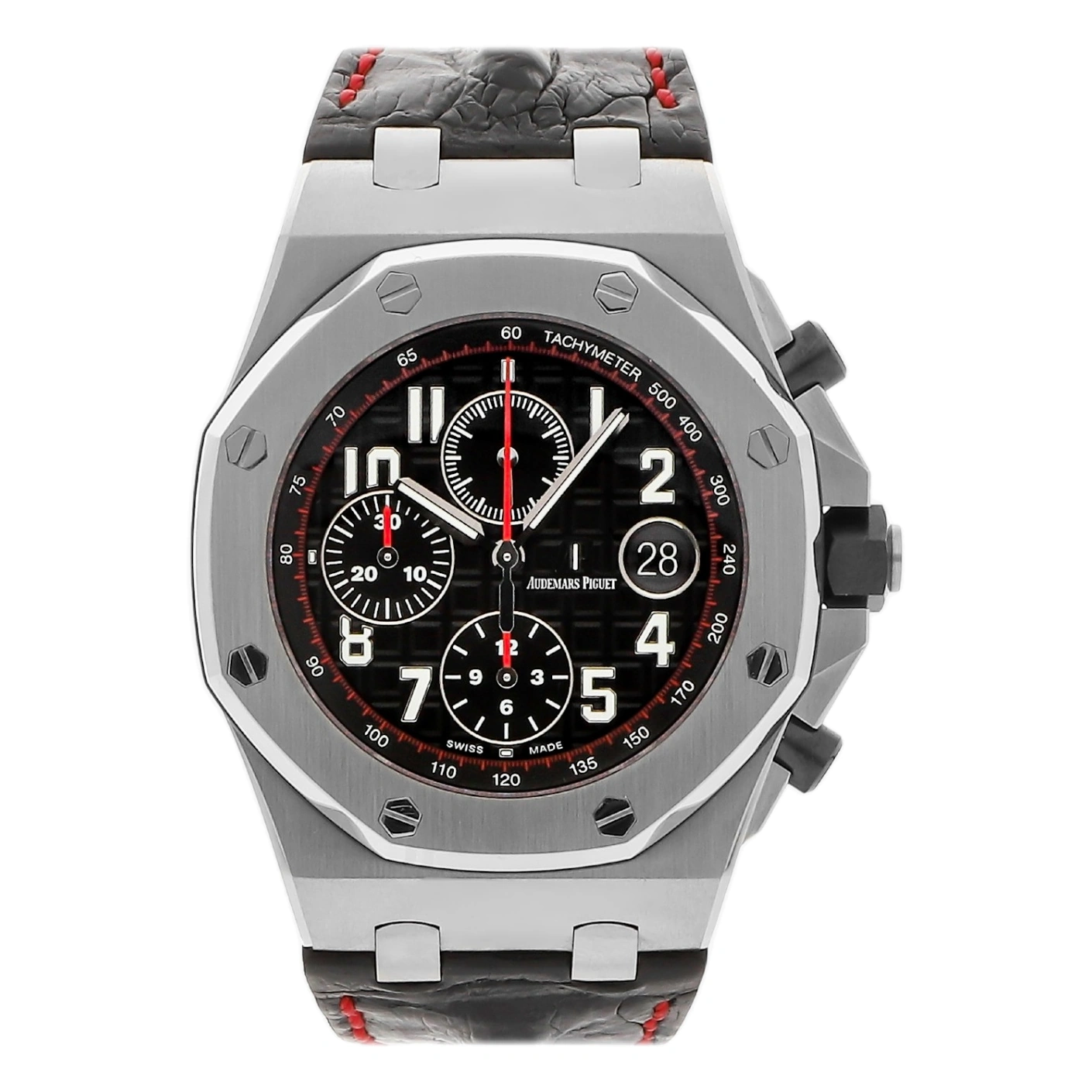 Audemars Piguet Watch For Men - Royal Oak Offshore Chronograph, Steel on Alligator Strap