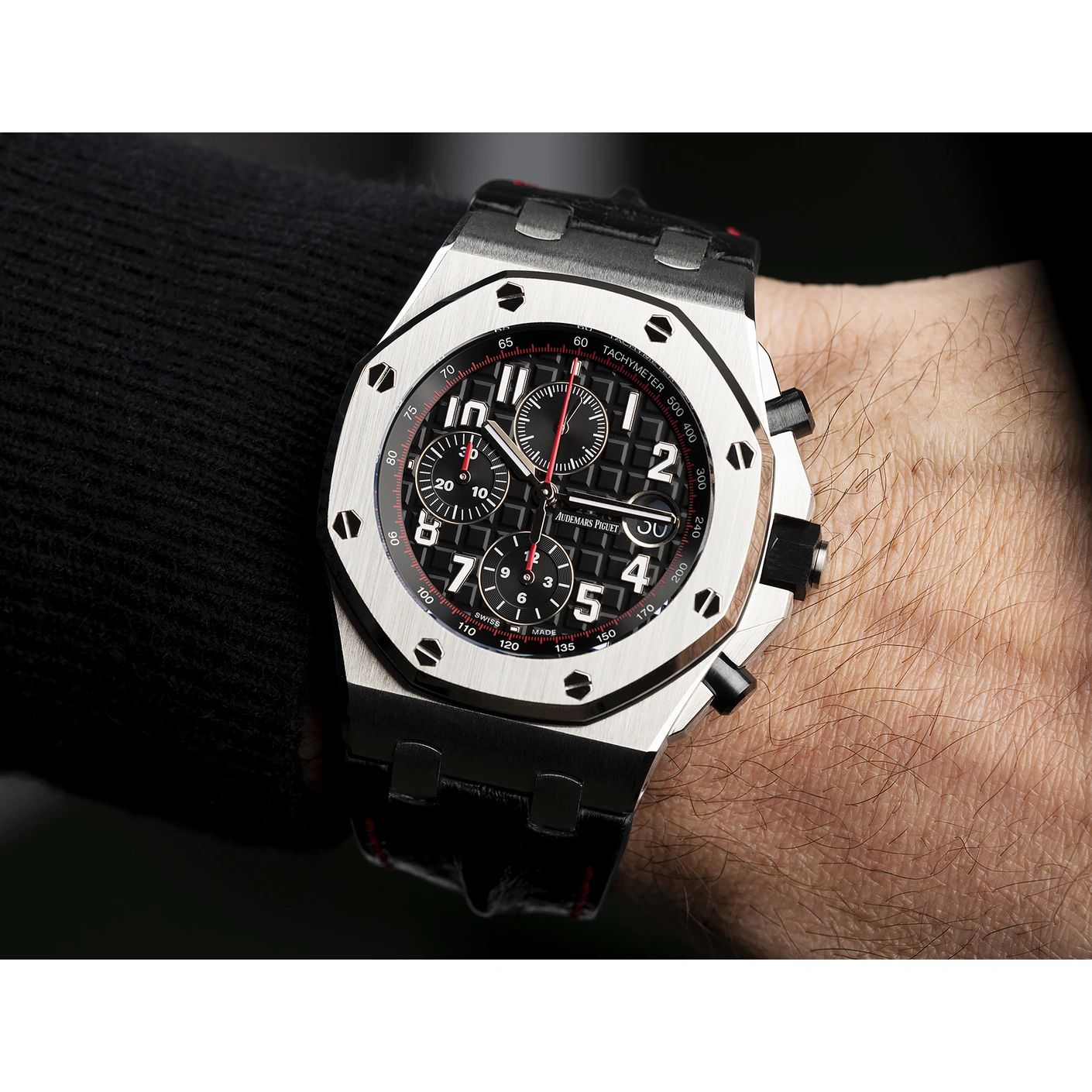 Audemars Piguet Watch For Men - Royal Oak Offshore Chronograph, Steel on Alligator Strap
