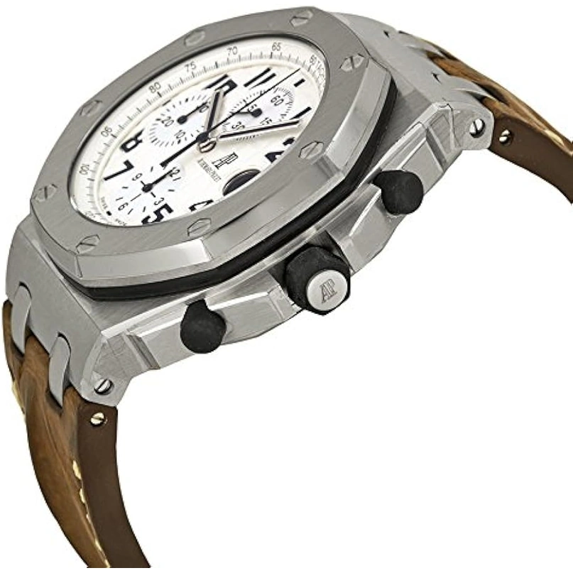 Audemars Piguet Watch For Men - Royal Oak Offshore Chronograph, Steel on Rubber-Alligator Strap
