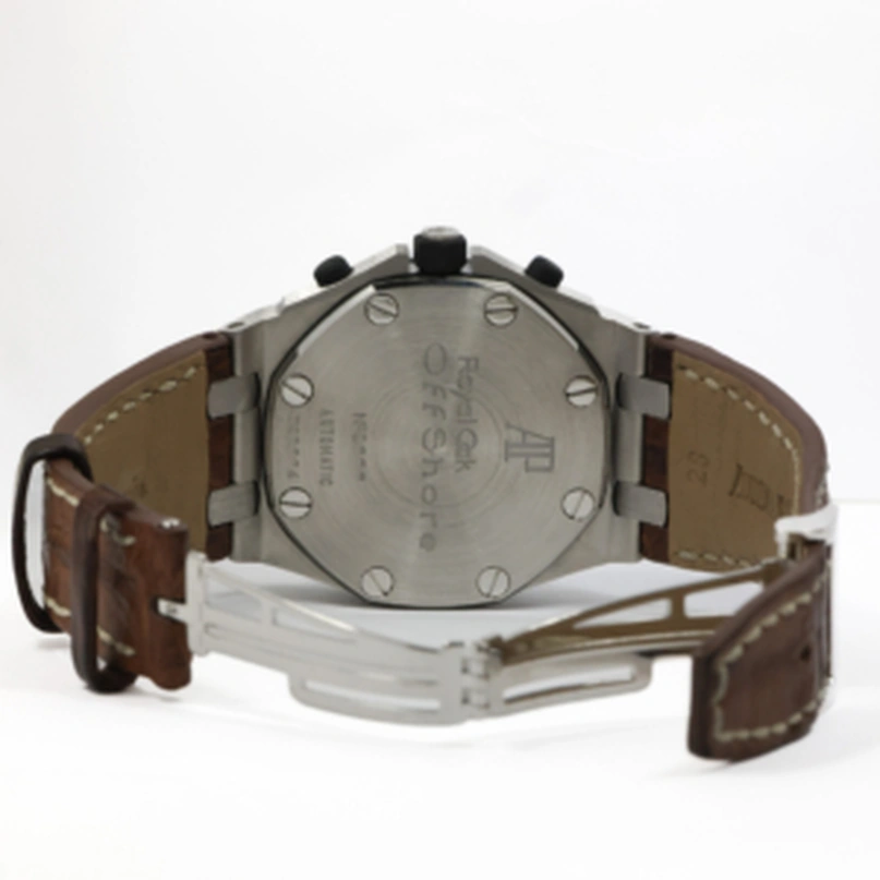 Audemars Piguet Watch For Men - Royal Oak Offshore Chronograph, Steel on Rubber-Alligator Strap