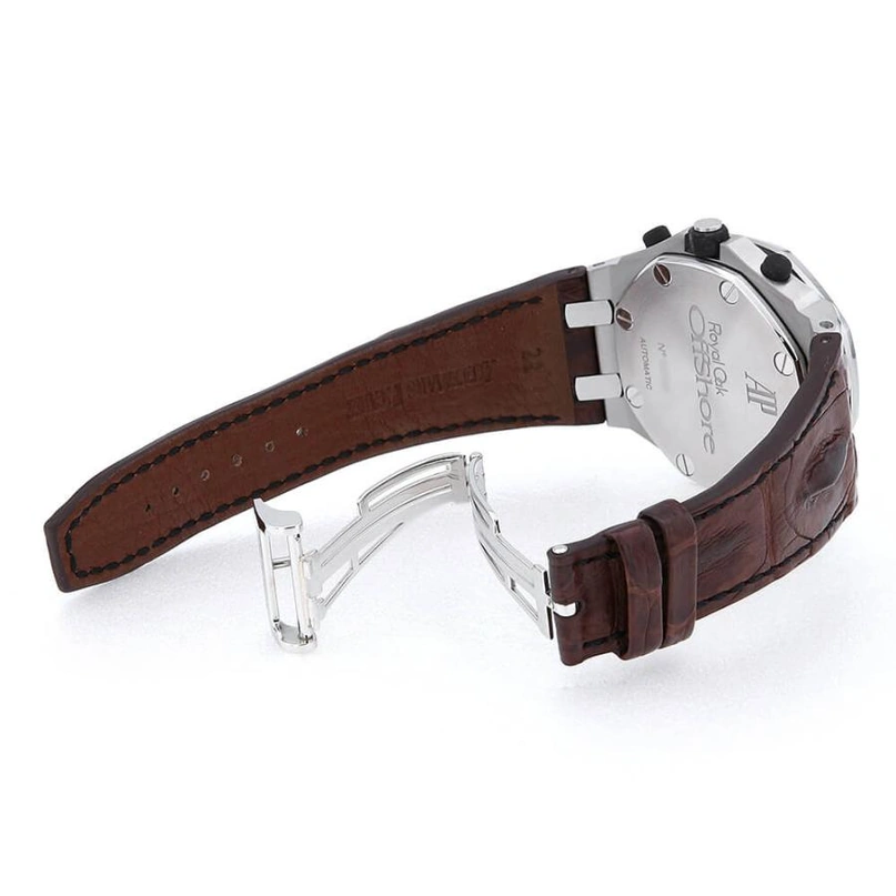 Audemars Piguet Watch For Men - Royal Oak Offshore Chronograph, Steel on Rubber-Alligator Strap