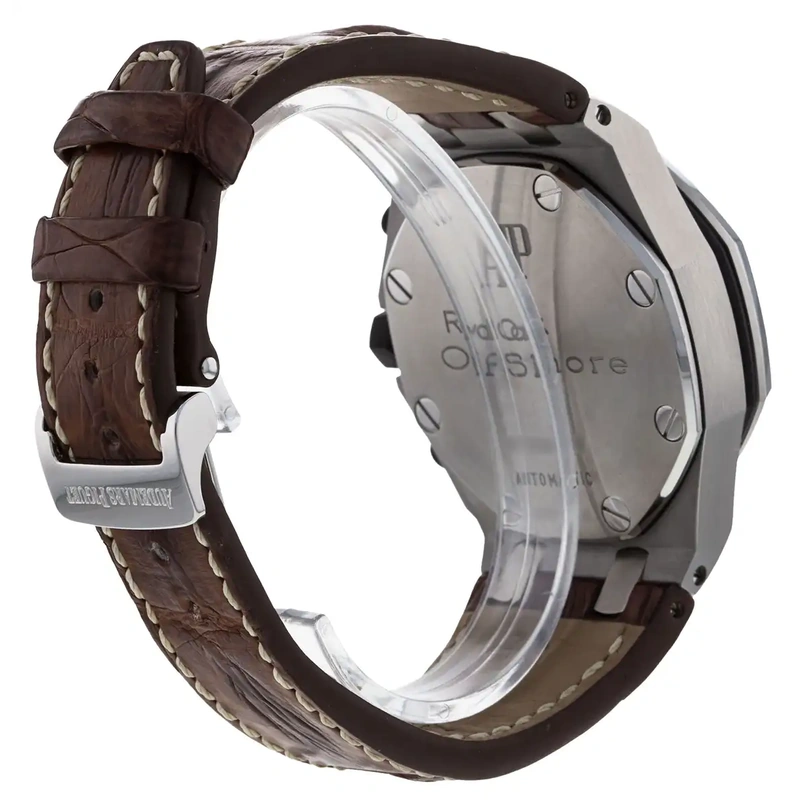 Audemars Piguet Watch For Men - Royal Oak Offshore Chronograph, Steel on Rubber-Alligator Strap