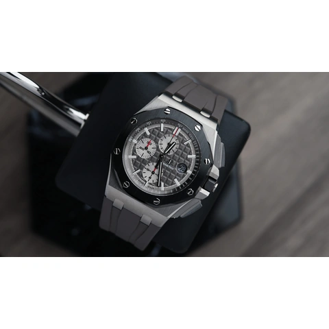 Audemars Piguet Watch For Men - Royal Oak Offshore Chronograph, Titanium-Platinum