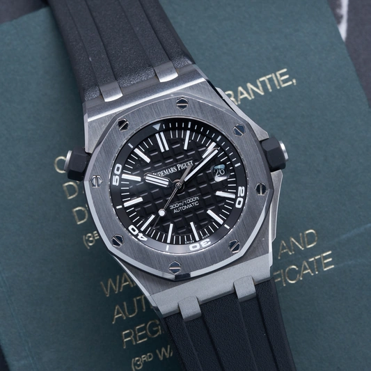 Audemars Piguet Watch For Men - Royal Oak Offshore Diver, 42 mm, Black Dial