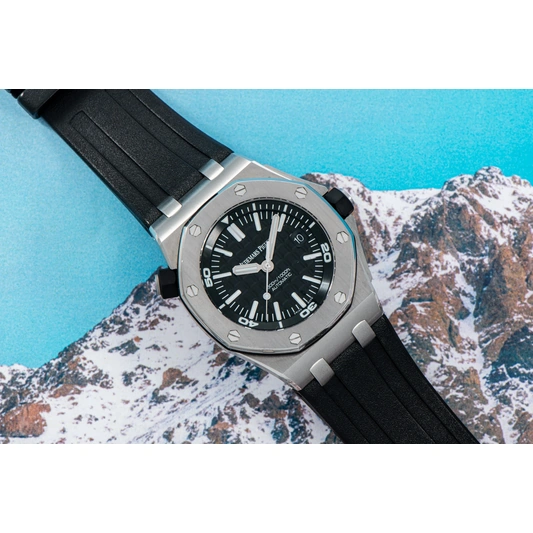 Audemars Piguet Watch For Men - Royal Oak Offshore Diver, 42 mm, Black Dial
