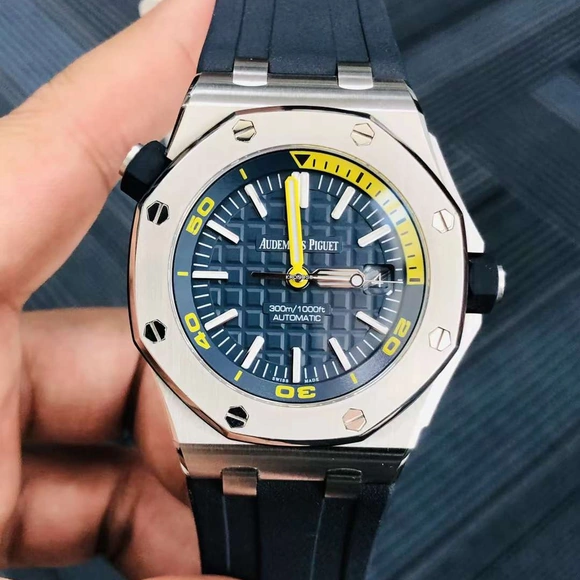 Audemars Piguet Watch For Men - Royal Oak Offshore Diver, 42 mm, Blue Dial