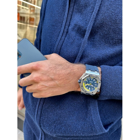 Audemars Piguet Watch For Men - Royal Oak Offshore Diver, 42 mm, Blue Dial