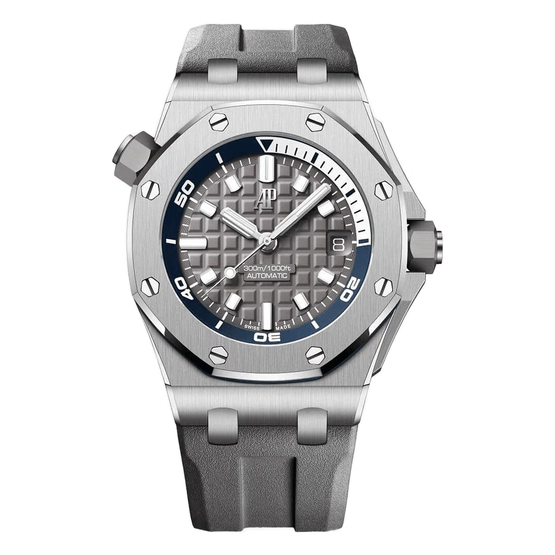 Audemars Piguet Watch For Men - Royal Oak Offshore Diver, 42 mm, Grey Dial