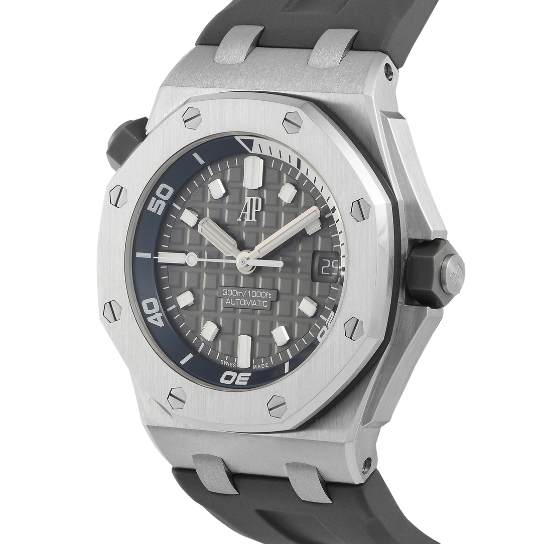 Audemars Piguet Watch For Men - Royal Oak Offshore Diver, 42 mm, Grey Dial