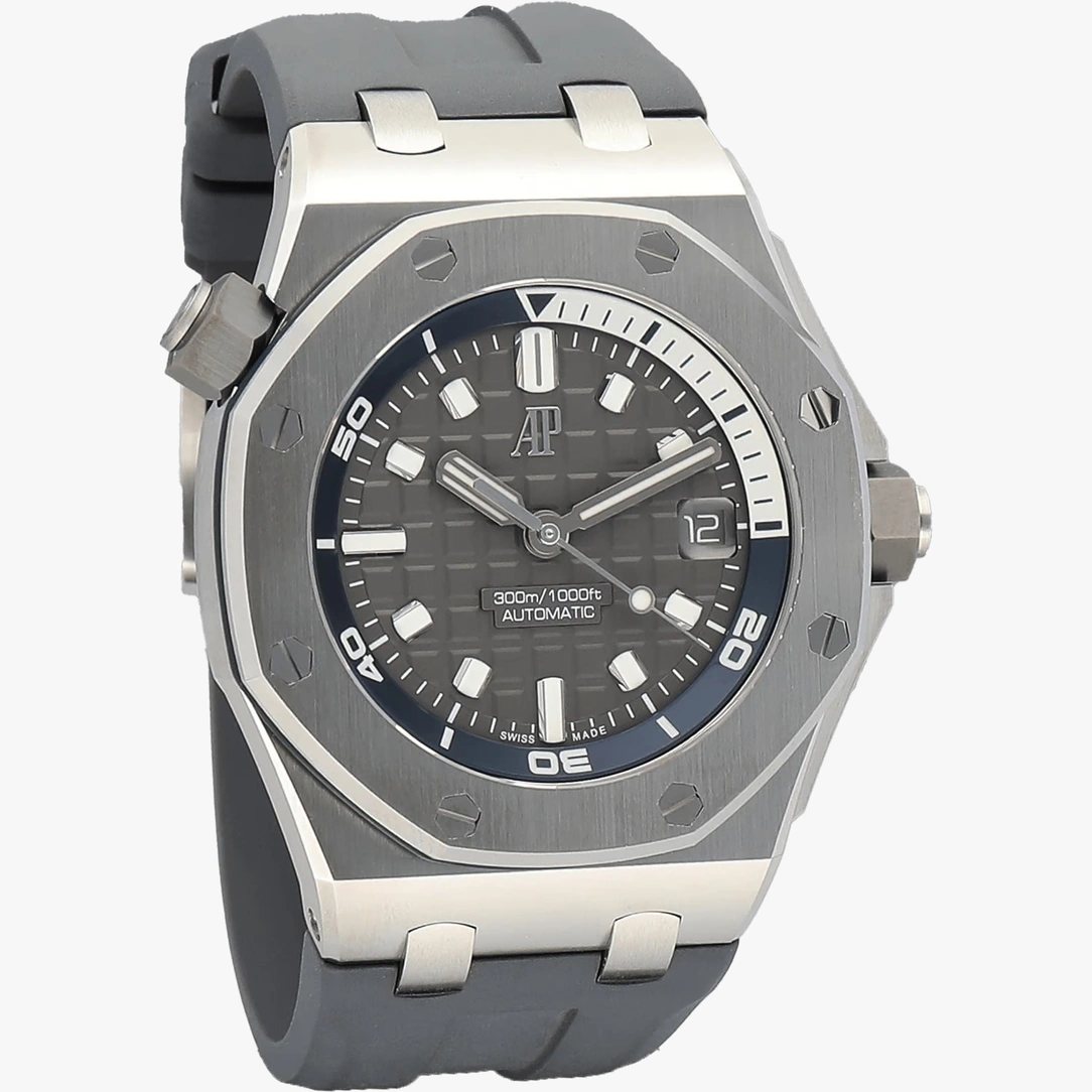Audemars Piguet Watch For Men - Royal Oak Offshore Diver, 42 mm, Grey Dial
