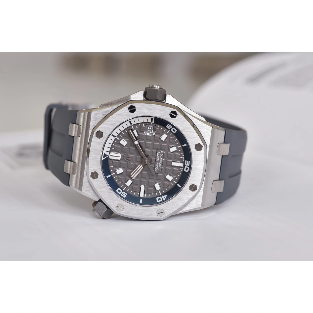 Audemars Piguet Watch For Men - Royal Oak Offshore Diver, 42 mm, Grey Dial