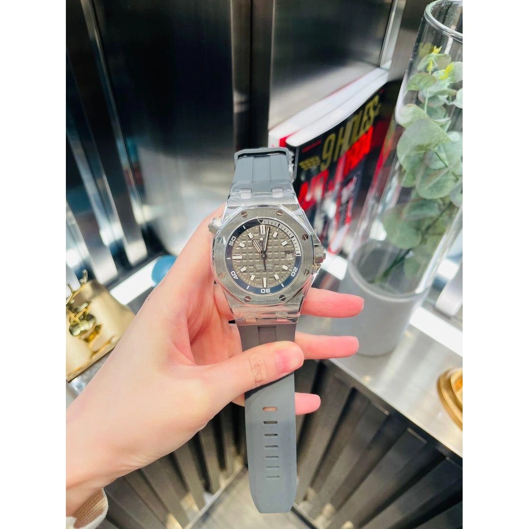 Audemars Piguet Watch For Men - Royal Oak Offshore Diver, 42 mm, Grey Dial