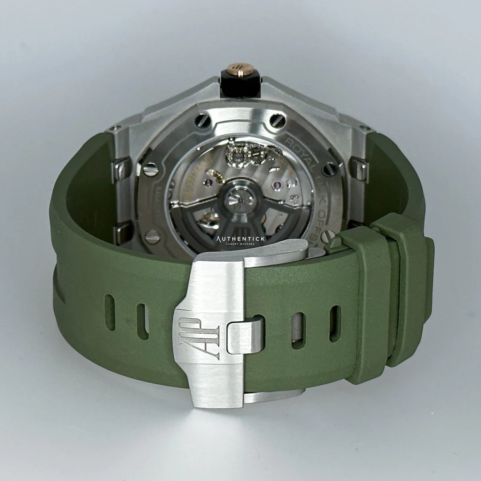Audemars Piguet Watch For Men - Royal Oak Offshore Diver, 42 mm, Khaki Dial