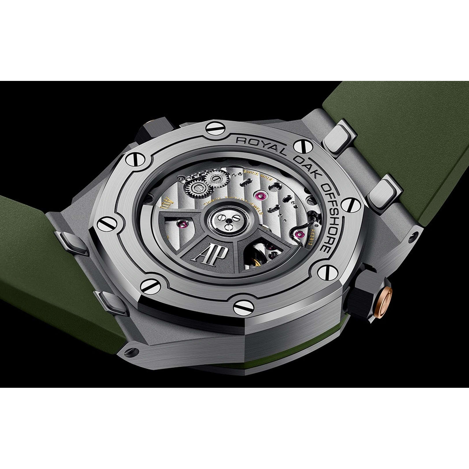 Audemars Piguet Watch For Men - Royal Oak Offshore Diver, 42 mm, Khaki Dial