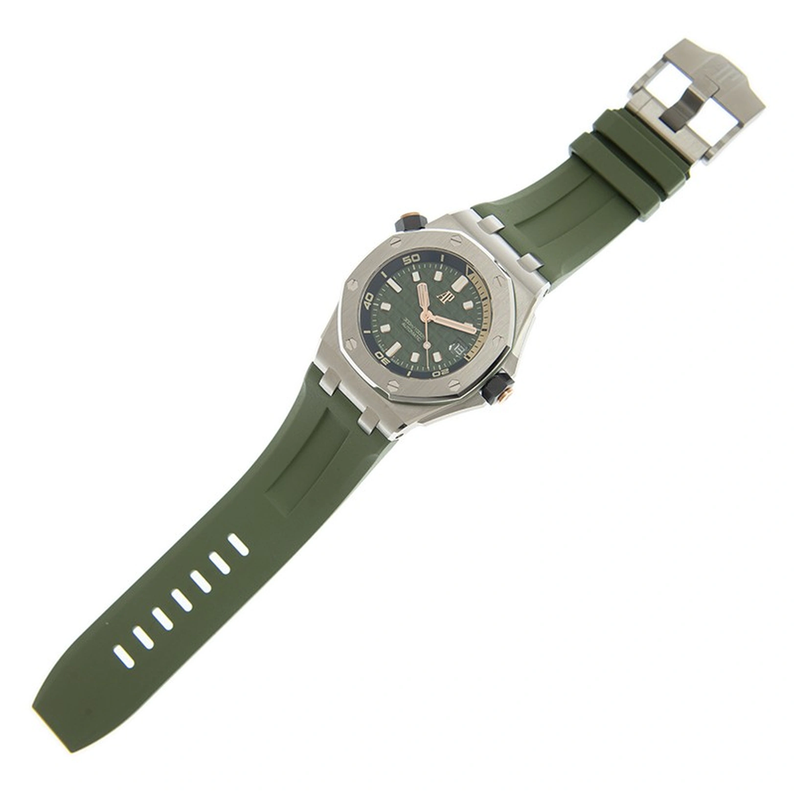 Audemars Piguet Watch For Men - Royal Oak Offshore Diver, 42 mm, Khaki Dial