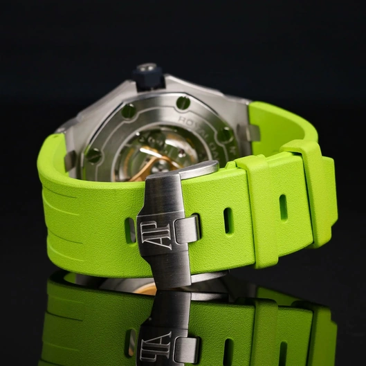 Audemars Piguet Watch For Men - Royal Oak Offshore Diver, 42 mm, Lime Green Dial