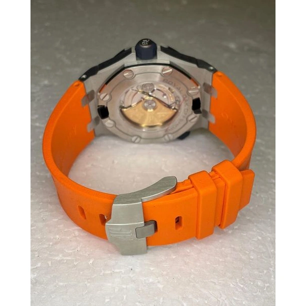 Audemars Piguet Watch For Men - Royal Oak Offshore Diver, 42 mm, Orange Dial