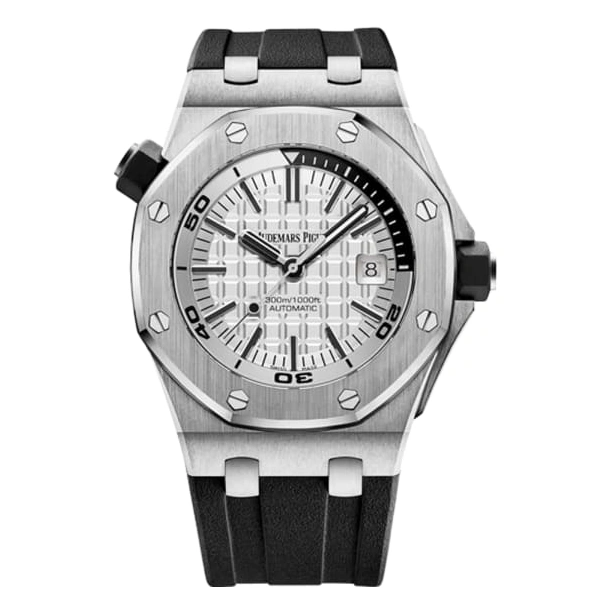 Audemars Piguet Watch For Men - Royal Oak Offshore Diver, 42 mm, White Dial