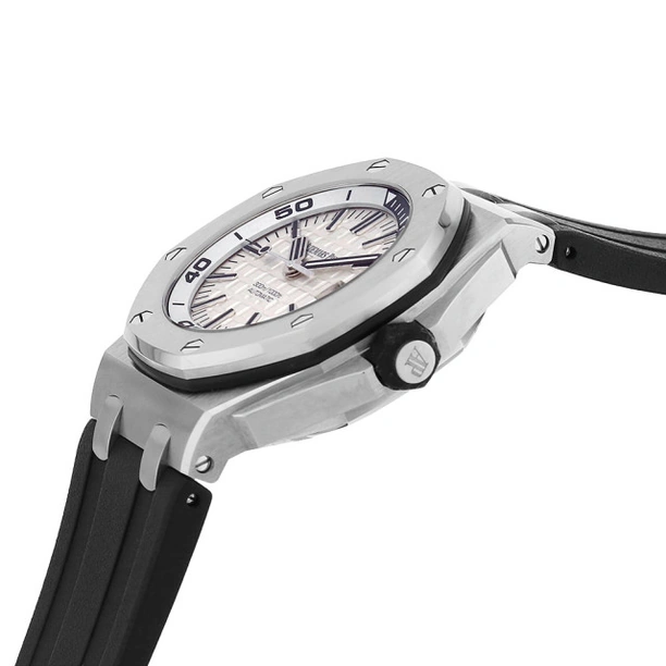 Audemars Piguet Watch For Men - Royal Oak Offshore Diver, 42 mm, White Dial