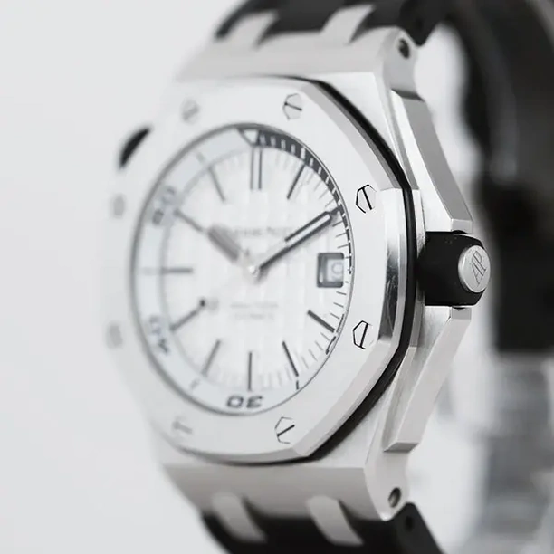 Audemars Piguet Watch For Men - Royal Oak Offshore Diver, 42 mm, White Dial