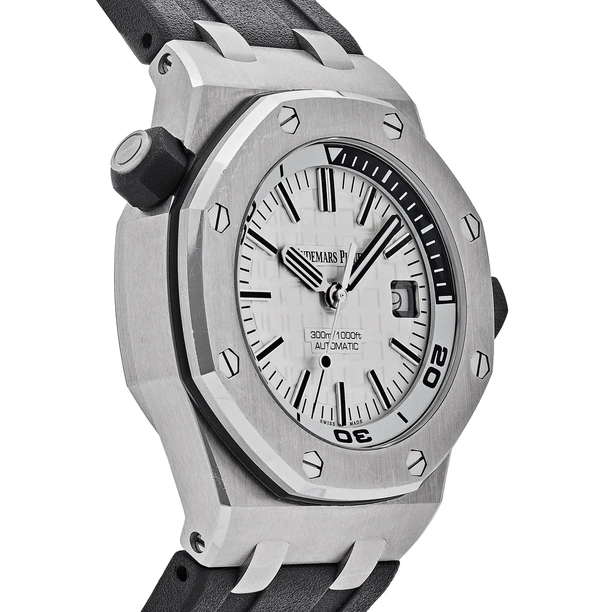 Audemars Piguet Watch For Men - Royal Oak Offshore Diver, 42 mm, White Dial