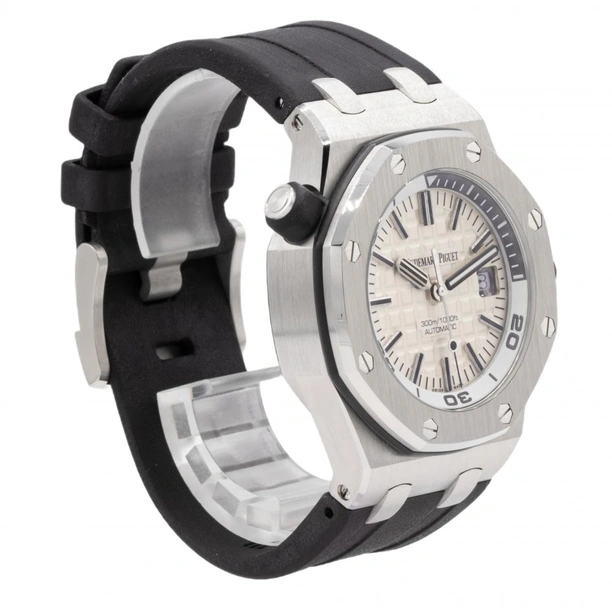 Audemars Piguet Watch For Men - Royal Oak Offshore Diver, 42 mm, White Dial