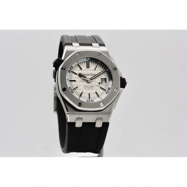Audemars Piguet Watch For Men - Royal Oak Offshore Diver, 42 mm, White Dial